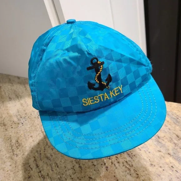 Unbranded Accessories Vtg 8s 90s Siesta Key Blue Aqua Snap